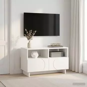 vidaXL TV-St&auml;nder 60x34,5x40cm wei&szlig;, Holzwerkstoff (8011459)