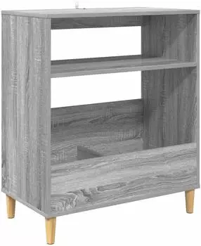 vidaXL Plattenspieler-St&auml;nder Sonoma-Grau 71x39,5x83cm