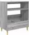 vidaXL Plattenspieler-Ständer Sonoma-Grau 71x39,5x83cm