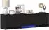 vidaXL TV-Schrank mit LED, 140x34x40cm, schwarz, Holzwerkstoff