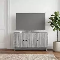 vidaXL TV-Schr&auml;nk 99 x 34,5 x 50 cm Sonoma-Grau Holzwerkstoff