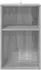 vidaXL Schallplattenschrank Sonoma-grau, Holzwerkstoff, 38x33x61cm (8012863)
