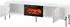 Mirjan24 TV-Lowboard Vera 190 EF mit Kamin, weiß, 190x55x40cm (800002000402)