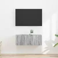 vidaXL TV-Wandschrank 2 stk. Sonoma-Grau Holzwerkstoff