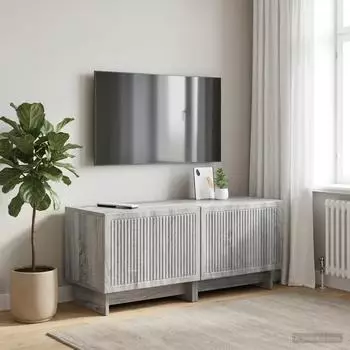 vidaXL TV-Schrank Sonoma-Grau, Holzwerkstoff (896021)