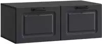 vidaXL Wandmontierter TV-Schrank Schwarz 78,5 x 41 x 30 cm