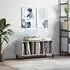 vidaXL Schallplattenregal Sonoma Grau 100x38x48cm Holzwerkstoff
