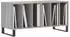 vidaXL Schallplattenregal Sonoma Grau 100x38x48cm Holzwerkstoff