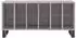 vidaXL Schallplattenregal Sonoma Grau 100x38x48cm Holzwerkstoff