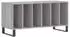 vidaXL Schallplattenregal Sonoma Grau 100x38x48cm Holzwerkstoff