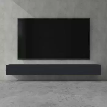 doporro TV-Lowboard F02 hängend 280cm, 4 Türen, matt anthrazit