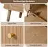 OKWISH TV-Schrank 180cm, MDF und Spanplatte, Eichenoptik, 4 Türen