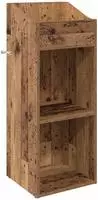 vidaXL Schallplattenschrank Altholz 36 x 36 x 95,5 cm Holzwerkstoff