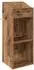 vidaXL Schallplattenschrank Altholz-Optik 36x36x95,5cm