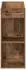 vidaXL Schallplattenschrank Altholz-Optik 36x36x95,5cm