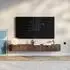 Selsey Coru Slim TV-Hängeboard 3 Schubladen, Eichenholzoptik, 175cm