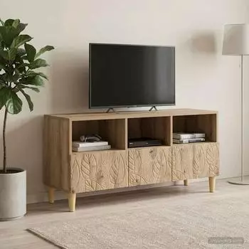 vidaXL TV-Schrank 102x34,5x50cm, Artisan-Eiche, Holzwerkstoff