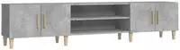 vidaXL TV-Schrank Betongrau 180x31,5x40 cm Holzwerkstoff