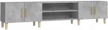 vidaXL TV-Schrank Betongrau 180x31,5x40cm Holzwerkstoff (816260)