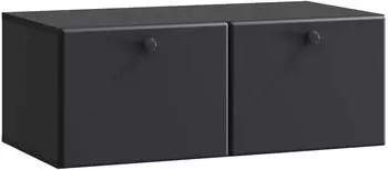 vidaXL Wandmontierter TV-Schrank 78,5x41x30cm schwarz