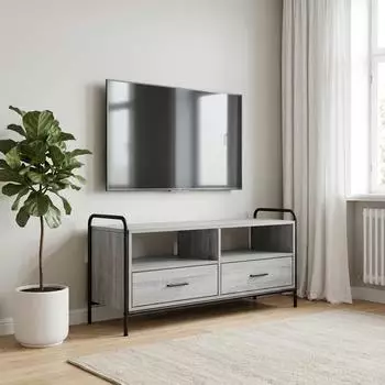 vidaXL TV-Schrank 67,5x33x50cm, Holzwerkstoff, Sonoma-grau
