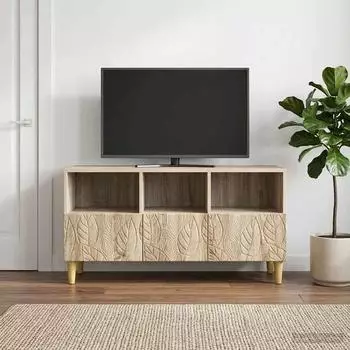 vidaXL TV-Schrank Sonoma-Eiche Holzwerkstoff 102x34,5x50cm
