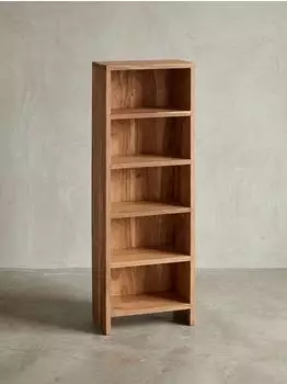 KADIMA DESIGN Mumbai CD-Regal Massivholz Akazie 5 F&auml;cher, 90cm (800001058053)