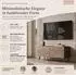 Lookway Colgante TV-Schrank Nussbaum 100cm mit LED-Beleuchtung (800001808039)