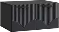 vidaXL Wandmontierter TV-Schrank Schwarz 59,5 x 41 x 30 cm