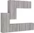 vidaXL TV-Wand 5-tlg. grau Sonoma Holzwerkstoff (3216494)