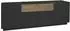 Mäusbacher Lino Lowboard anthrazit matt / Eiche massiv, mit Beleuchtung, 207x72x45cm (LB-23)