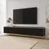 Komodee Banff TV175 TV-Schrank schwarz/Eiche Artisan 175x30x32cm (XMEBSKRRTVPI01001301)