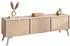 Lookway Aloe Lowboard Fischgrätenmuster Scandi, sandbeige, 158x52x38cm (800001808059)