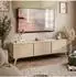 Lookway Aloe Lowboard Fischgrätenmuster Scandi, sandbeige, 158x52x38cm (800001808059)