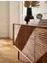 KADIMA DESIGN Lowboard Sheesham Massivholz, 4 Türen, 140x54x33cm