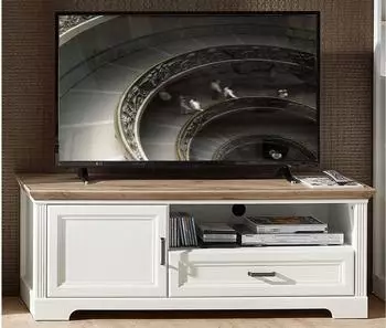 Stella Trading Jasmin TV-Lowboard Pinie hell, Artisan Eiche Optik, 143x54x51cm (10G9UH31)