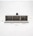 xonox.home Lowboard Beach 2 Klappen, Kaschmir, 135x36x34cm (4066432048702_110d)