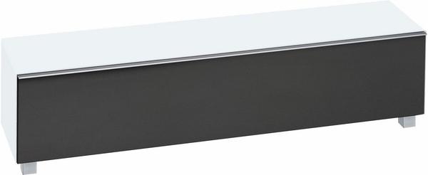 Maja 7738 Soundboard Weißglas matt/Akustikstoff schwarz