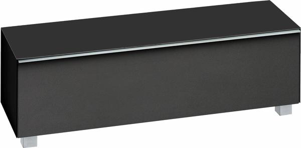 Maja 7736 Soundboard Schwarzglas matt/Akustikstoff schwarz