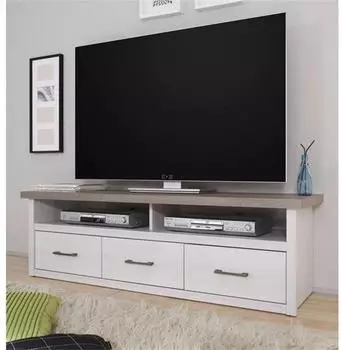 Bega TV-Board Lowboard Luca 148x46x43cm (45262) B5 Pinie Wei&szlig;