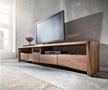 DeLife Live-Edge Fernsehtisch 2300 mm Akazie braun
