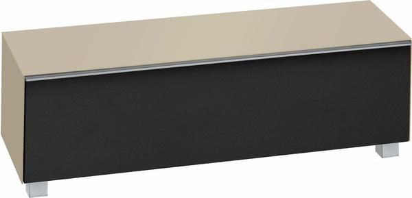 Maja 7736 Soundboard Glas sand matt/Akustikstoff schwarz