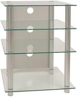 Hifi M&ouml;bel Rack Alu Glas Phono Mediaregal Bilus