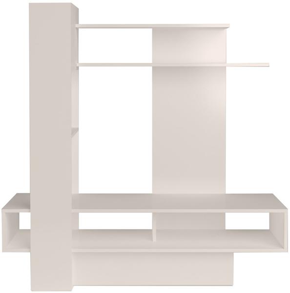Kauf-Unique TV-Wandmöbel KABELLO mit Stauraum - Weiß