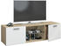 VCM TV-Wandboard Jusa 140cm Sonoma/Weiß