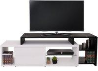 Mendler HWC-B91 TV-Lowboard schwarz/weiß
