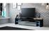 Fun Möbel Jack TV-Lowboard 2000 mm schwarz/grau Hochglanz