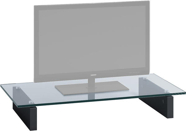 JAHNKE Z-GA 80 TV-Aufsatz schwarzschwarzglas
