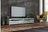 TRENDMANUFAKTUR TV-Lowboard 200 cm beton colorado/silber