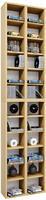 Holz CD DVD Stand Regal Schrank St&auml;nder Almera
